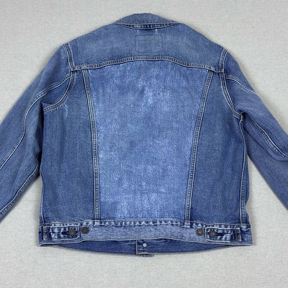 Levi's Virgil Denim Trucker Jacket Type 3 Virgil Abloh Big E - Picture 3 of 16